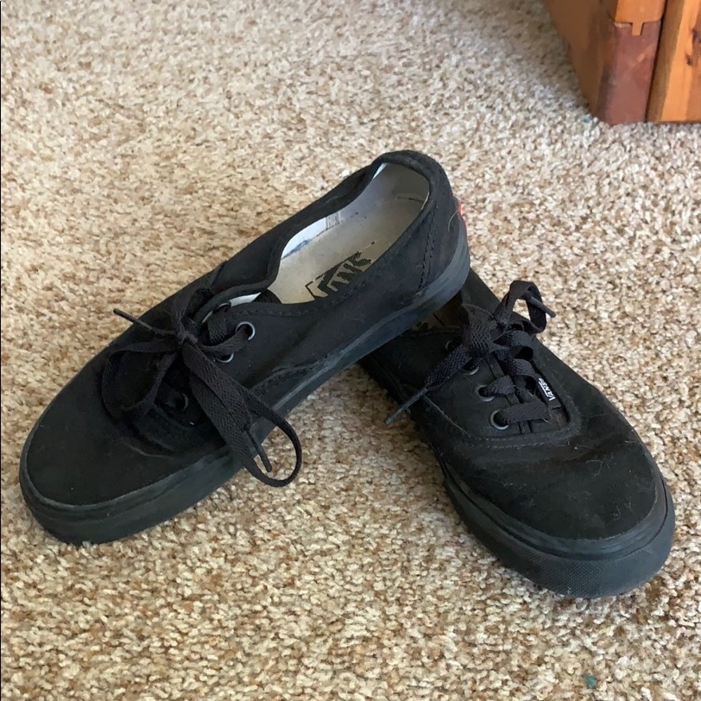 Black classic Vans